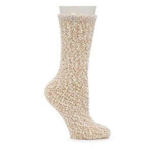 New Cream Chenille UGG Socks